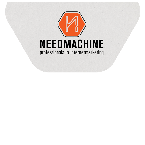 logo needmachine. SEO-copywriting, zoekmachineoptimalisatie en social media-marketing